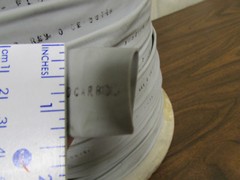 High Voltage Insulation Tubing 1-1/2 Inch Grey Silicon Silicone Per Foot New