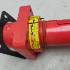 PowerSafe L1 P3 Power Connector Panel Mount 500 Amp IP67 1000 Vac Red *USED