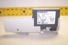 TURCK ELECTRONIC DIGITAL INPUT MODULE W/ TERMINAL BASE BL20-4DI-24VDC-P