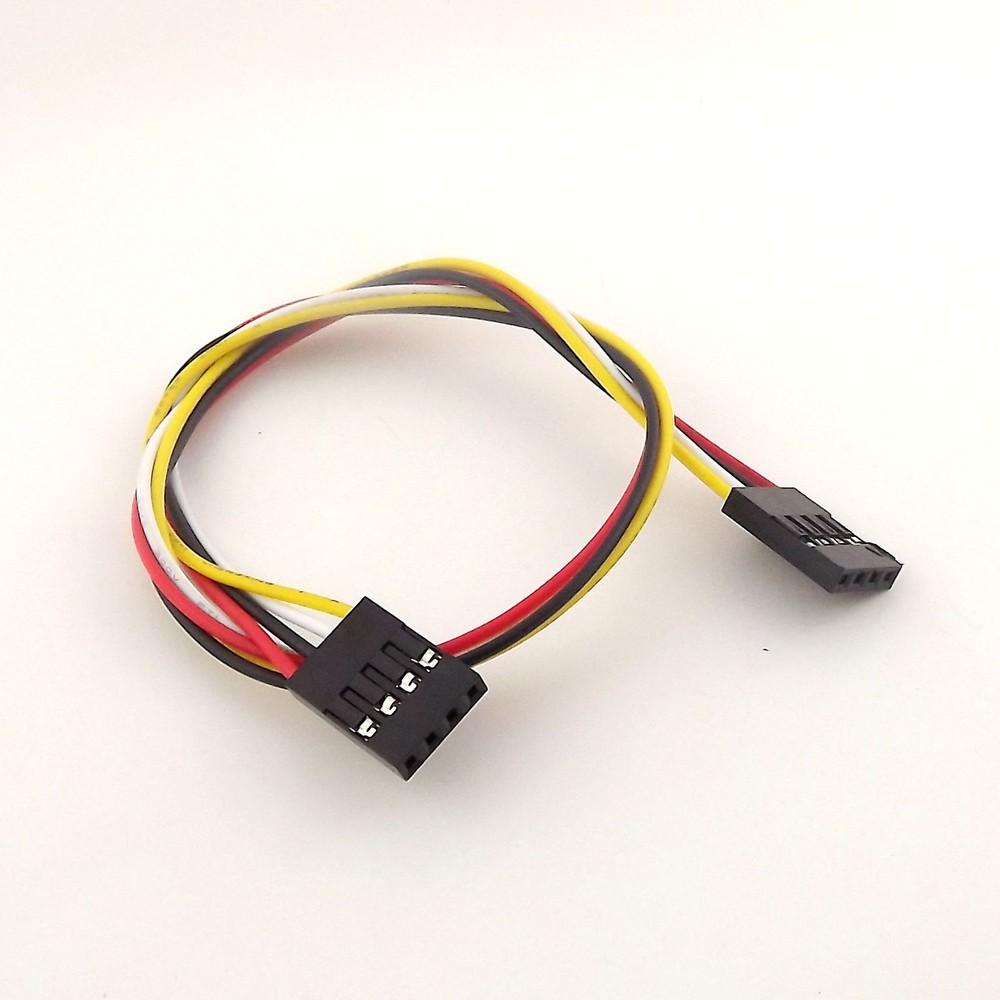 10x 4Pin Header Female to Female Dupont Wire Color Jumper Cable for Arduino 30cm
