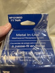 NEW INTERMATIC WP1010MXD METAL-IN-USE RECEPTACLE COVER 3-1/8″ DEPTH