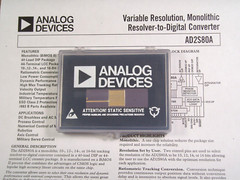 Analog Devices AD2S80AUD Variable Resolution Monolithic Resolver-to-Digital NEW!