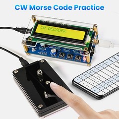 DIY CW Trainer Morse Code Decoder Keyer Interpreter DIY Electronic Component Kit