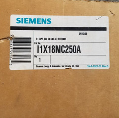 I1X18MC250A Siemens Circuit Breaker PanelBoard *NEXT DAY OPTION* NEW