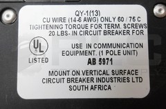 LOT OF 3 CBI AB 5971 QY-1(13) 1A 80V CURVE U2
