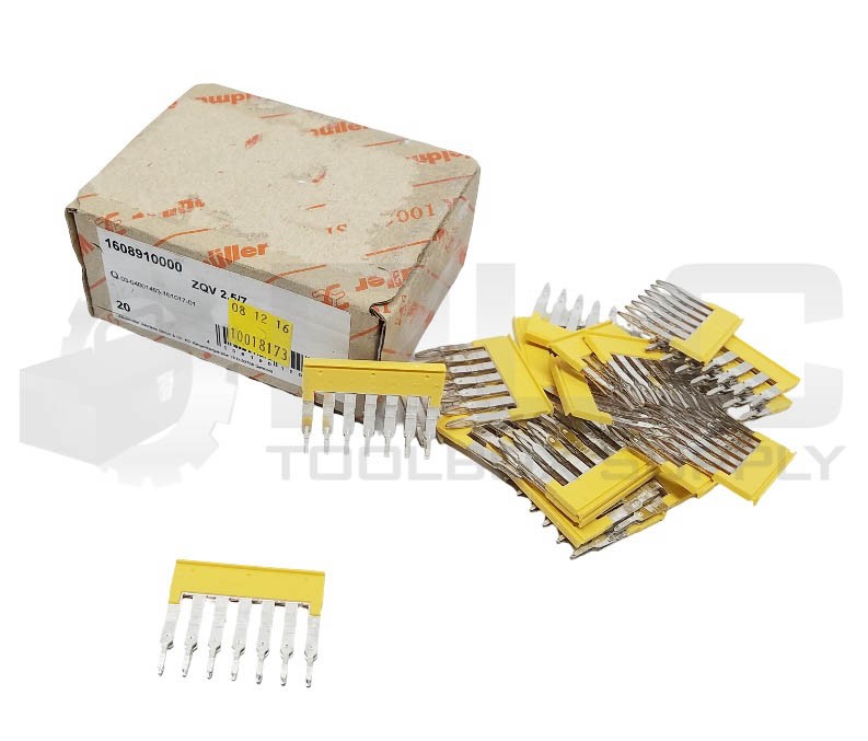 NEW BOX OF 10 WEIDMULLER 1608910000 CROSS CONNECTOR ZQV 2.5/7