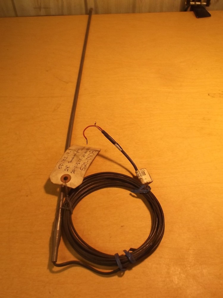 NEW Hartley Controls Thermocoupler w/ 15″ Wire 20-0-1JF-24-AU-185R 520-0408