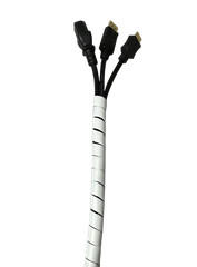 Spiral Cable Wrap Tidy Sleeve Wire Management Loom Tube 6-24mm 1-10m