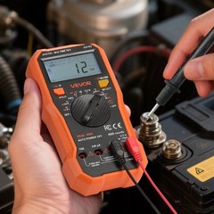 Digital Multimeter, 6000-Count TRMS DC/AC Voltmeter Current Tester, Professional