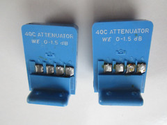 40c ATTENUATOR WE 0-1.5dB LOT OF 2
