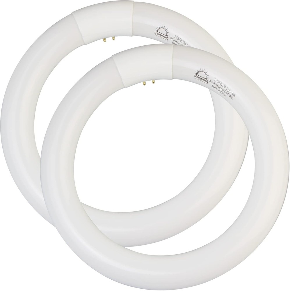 FC8T9 CW 22W Cool White Circular Fluorescent Light Bulb Round T9 22 Watt