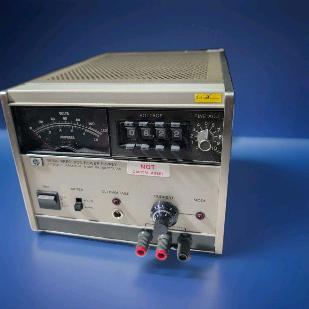 HP 6115A Precision power supply 0-50V @ 0.8A, 50-100V @ 0.4A
