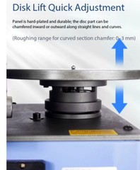 Bench-Top Molding Steel Trimming and Deburring Machine for CompositeSlidingRails