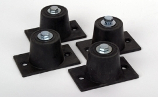 Bolt Down Isolation Mounts for Rotary Phase Converter