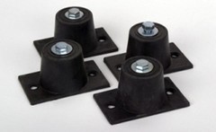 Bolt Down Isolation Mounts for Rotary Phase Converter