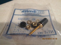 HH Smith 1517-103 Binding Post, Black (NEW)