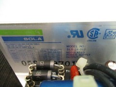 New Open Box SOLA SLS-24-012 Regulated Power Supply Output 24VDC @ 1.2A A3957LR