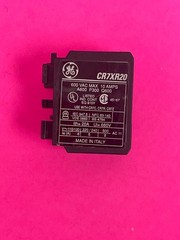 General Electric CR7XR20 Auxiliary Contact 2-NO, 600VAC Max 10A