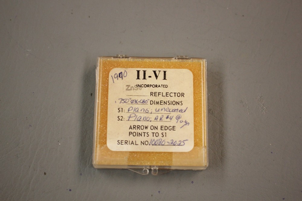 II-VI ZnSe REFLECTOR UNCOATED 10086-2025