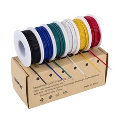 180ft 22 AWG Solid Core Hookup Wire Kit