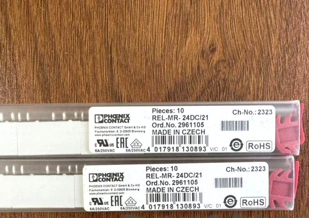 10PCS LOT- Phoenix Contact REL-MR-24DC/21 Single relay 2961105- New