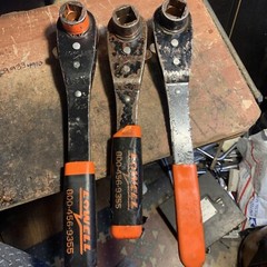 LOT OF (3) I FARGO 2 Lowell Reversible Lineman Ratchet 1 x 1-1/8 x 3/4 USA