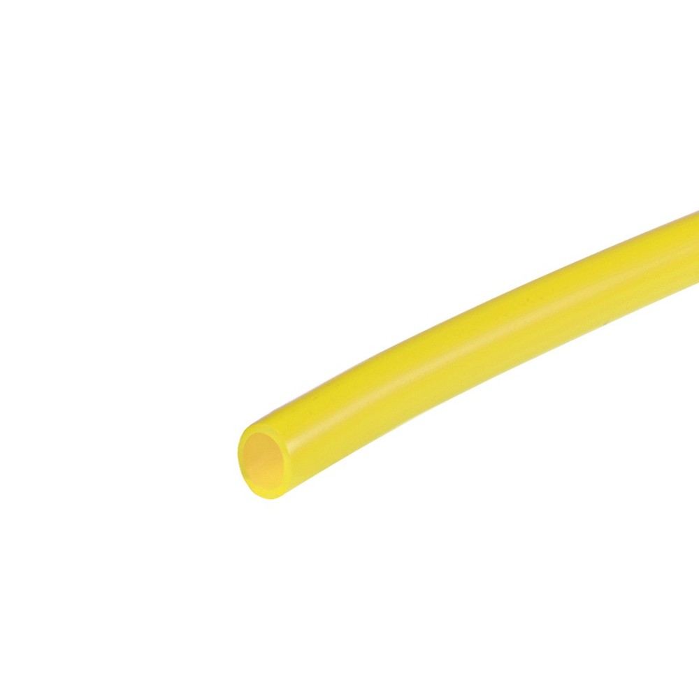 Silicone tube, 6mm ID x 8mm OD 1m rubber tube for transfer pump yellow