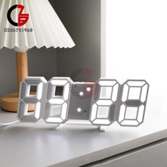 LED Electric Digital Alarm Clock Time/Date/Temperature Display Home Decoration