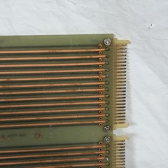 Vintage FUBA PH-41: 6 A 51 Connector Board, Industrial Gold Plated Bus Bar 1011