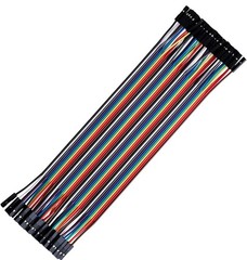 40pcs 20 cm 8 inch Female to Female Multicolored Dupont Wire Breadboard Jumpe…