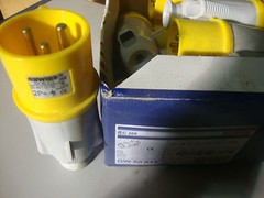 NEW Gewiss GW60012 GW-60-012 Protected Inlet Plug 32 amp 2P+E 110v IP44
