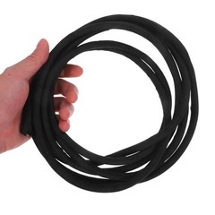 Pet Proof Black Cord Protector Sleeve Made with Durable Polyester Material