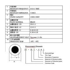 12/15/18/20/27/-50mm Piezo Elements Sounder Sensor Trigger Drum Disc Transducer