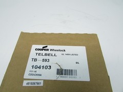 Open Box Cooper Wheelock TB-593 TELBELL Telephone Bell 85/95 dB