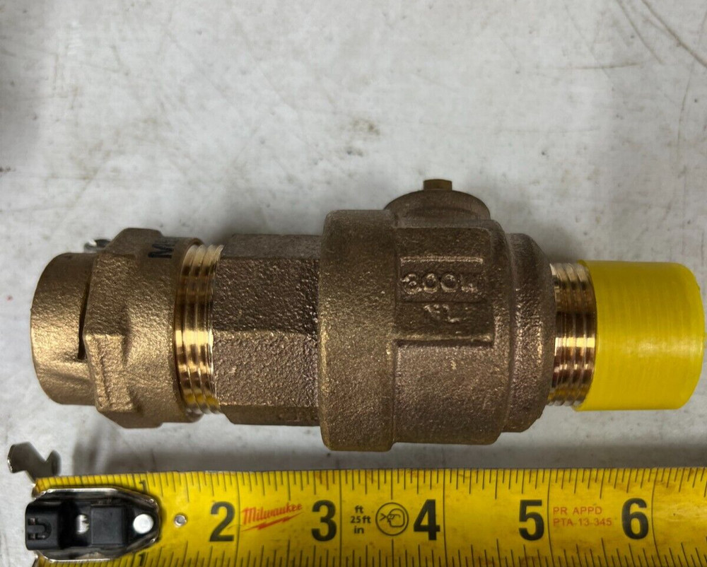 1″ AY McDonald Ball Style Corp Stop MNPT x Pack Joint No Lead 74704B 5133-382