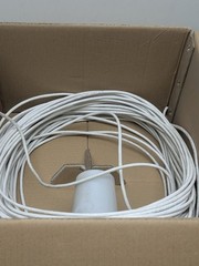 Commodity Cables 4x2x24AWG Solid Copper 1000ft CAT5E 350 MHz White 5ECMR244BW