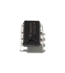 2PCS TL072CP + Sockets Low Noise JFET Dual Op-Amp DIP-8 IC