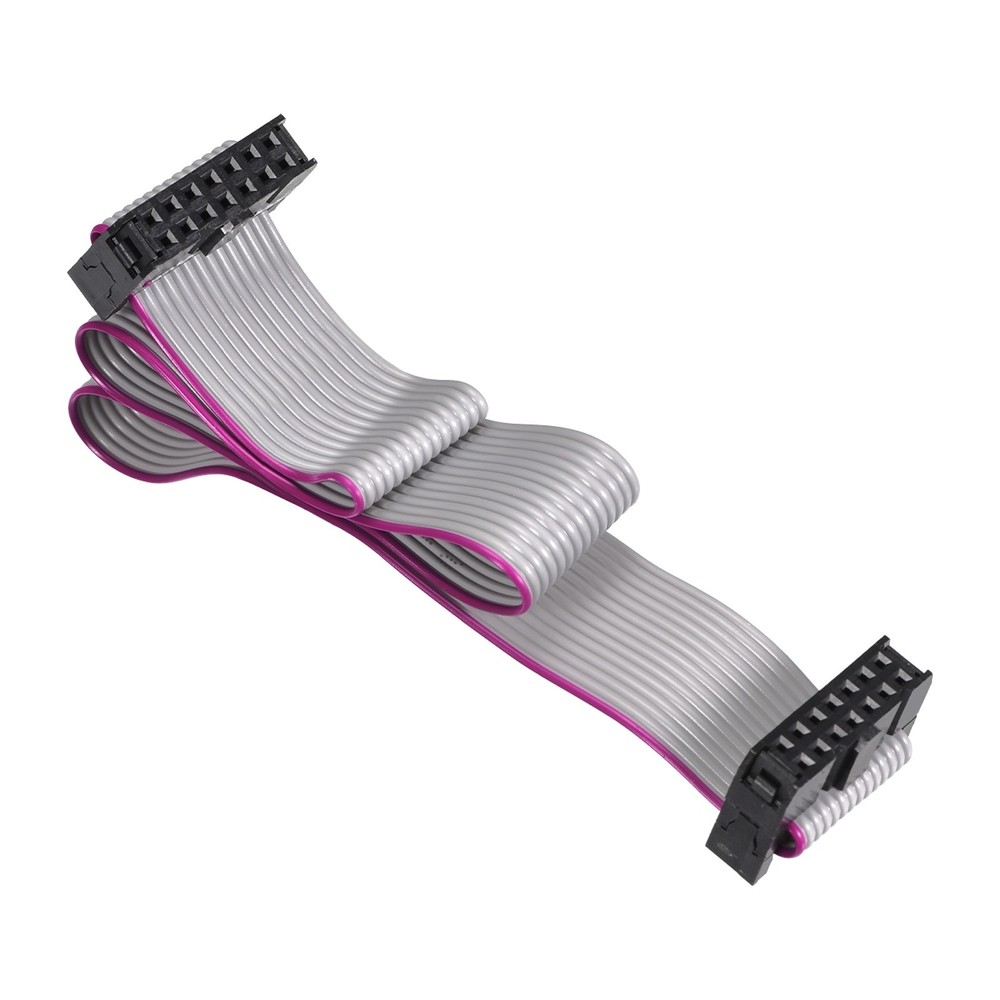 14Pins 30cm IDC Wire Flat Ribbon Cable FC to FC Jumper Wire for Computer LED DVD