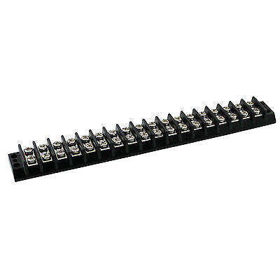 SUNS TU218 UL Rated 20A/300V Terminal Block 18 Position 22-12 AWG Barrier Strip