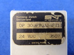 SNT OP 300PVQA24F711 24VDC Swiss Made Rümlang Zürich OP300
