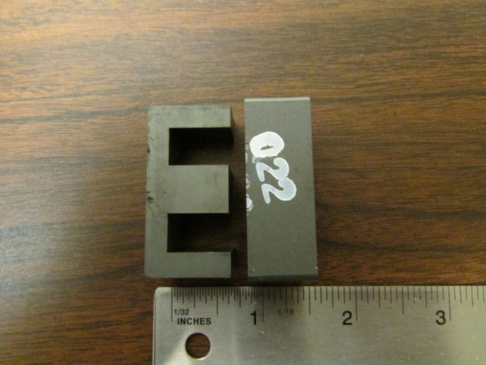 Pair of 0P44020 EC00 B00 Magnetic Cores Ferrite E-Shaped New