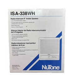 ISA-338WH – NUTONE – Radio-Intercom 8″ inside speaker Interchangeable – 3 button