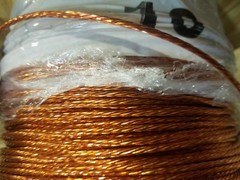 GROUND WIRE STRANDED BARE COPPER 10 AWG 50′ Reel Jewelry Crafts Grounding USA
