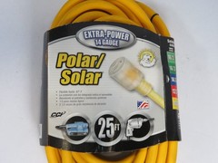 Coleman Cable Inc 172-49-R2 14 Gauge Extension Cable 25′ Long 15A 125V ! NEW !
