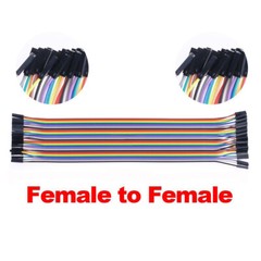 40P Dupont Male Female 10cm/15cm/21cm/30cm/40cm Jumper Wire Connectors Leads