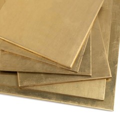 H62 Brass Sheet Metal Sheets Model Craft DIY 0.3-10mm Thickness – Multiple Sizes