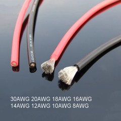 Flexible Silicone Wire Cable Soft Electrical Wire 8 10 12 14 16 18 20 30AWG