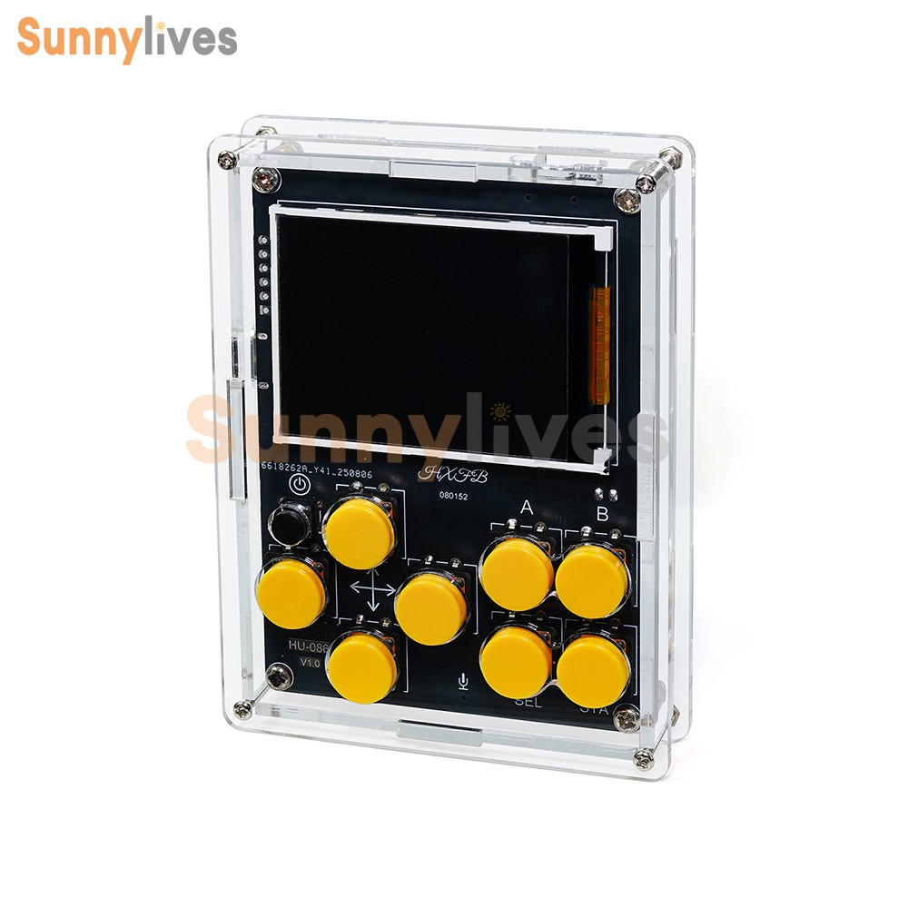 DIY Game Console Kit LCD Multifunctional Weather Clock AI Voice Dialogue Gift