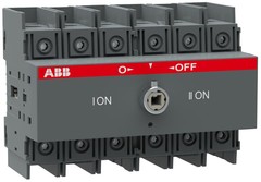 OT100F3C ABB 3P 100A TRANSFER SWITCH NON FUSE UL98 NEW INVENTORY