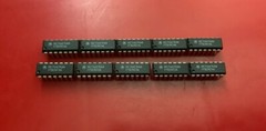 10x MC74HC14AN MOTOROLA 74HC14AN IC INVERTER HEX SCHMITT 14 PIN DIP